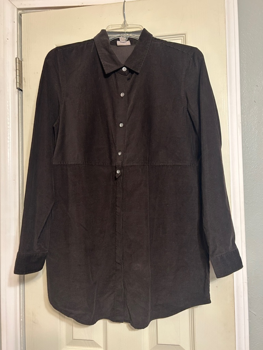 J Jill brown corduroy shirt nwot
